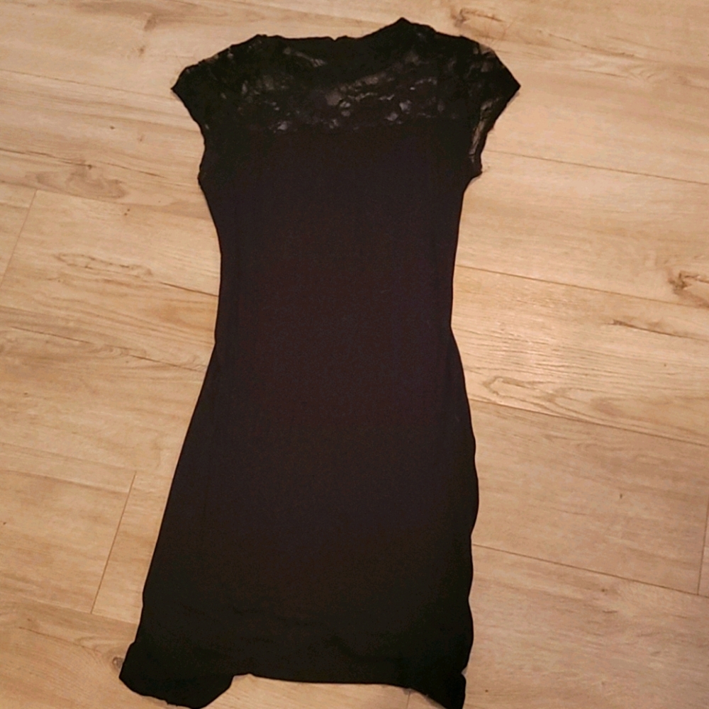 Black cocktail dress